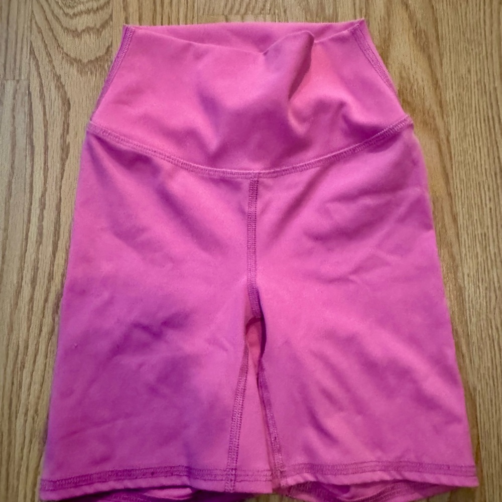 Girl’s Pink High-Waisted Shorts